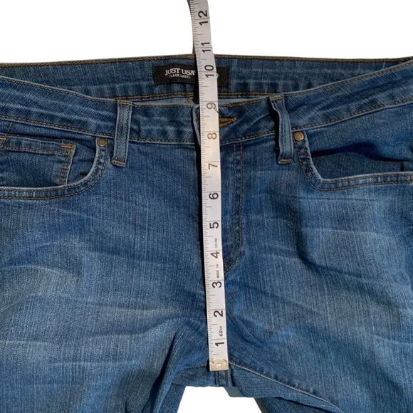 JUST USA Black Label Women’s Vintage Mid Rise Dark Wash Tall Jeans Size 9/29 - Picture 9 of 9